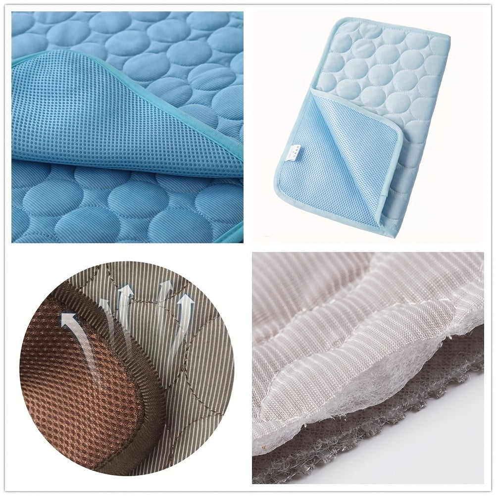Dog Mat Cooling Summer Pad Mat For Dogs Cat Blanket Sofa Breathable Pet Dog Bed Summer Washable For Small Medium Large Dogs Cat
