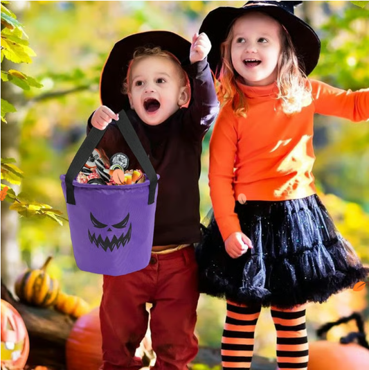 Light Up Halloween Baskets