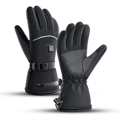 Premium Electric Heated Gloves – Waterproof, Windproof & Rechargeable for Winter Riding & Snow Sports