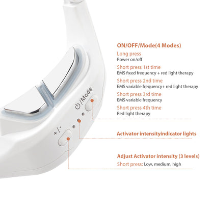 3D Eye Massager Anti-Aging EMS Eyes Fatigue Relief Relaxation Remove Dark Circles Eye Care Massage